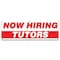 Signmission Now Hiring Tutors Banner Apply Inside Accepting Application Single Sided B-72-30318 - alternate 1